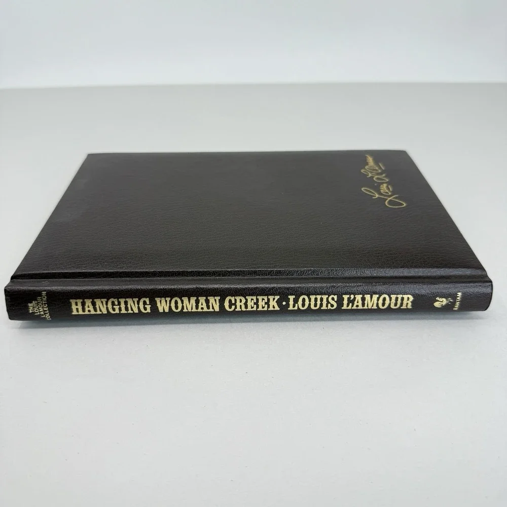 Louis L'Amour Hanging Woman Creek Leatherette Collection Bantam Books 1983